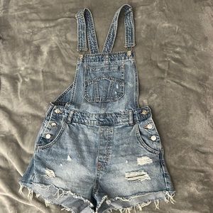 Denim overalls